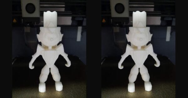 Biaya cetak robot bahan pla+ ukuran 10 hingga 24 cm