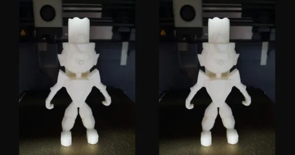 Biaya cetak robot bahan pla+ ukuran 10 hingga 24 cm