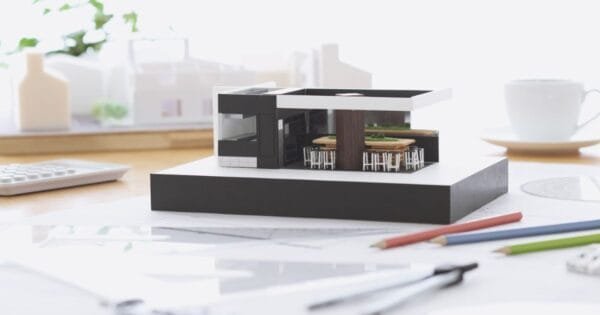 Maket karya jasa arsitek atau jasa desain rumah